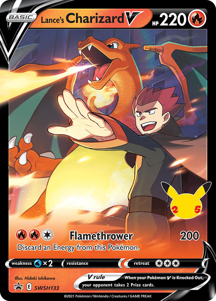 Sword & Shield Promo's Lance’s Charizard V #133